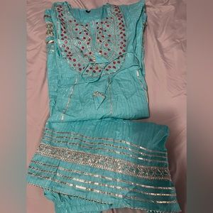 Beautiful frok shirt with plazo